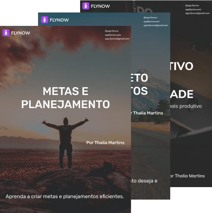 COMBO: Ebooks Produtividade + Hábitos + Metas e Planejamentos